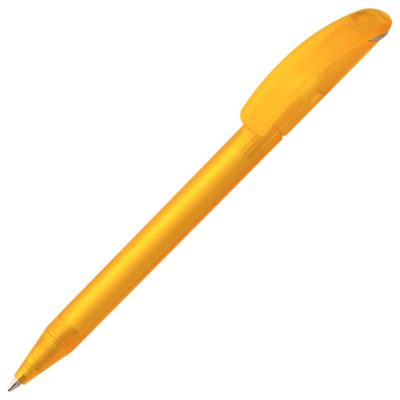 Ручка шариковая Prodir DS3 TFF Ring, желтая с серым, изображение 1
