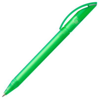 Ручка шариковая Prodir DS3 TFF Ring, светло-зеленая с серым, изображение 2
