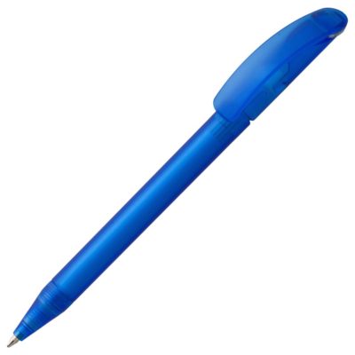 Ручка шариковая Prodir DS3 TFF Ring, голубая с серым, изображение 1