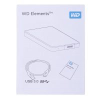 Внешний диск WD Elements, USB 3.0, 1Тб, черный, изображение 7