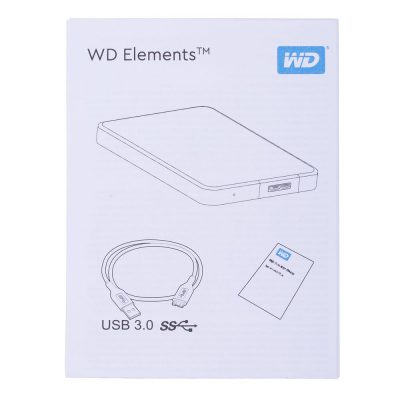 Внешний диск WD Elements, USB 3.0, 1Тб, черный, изображение 7