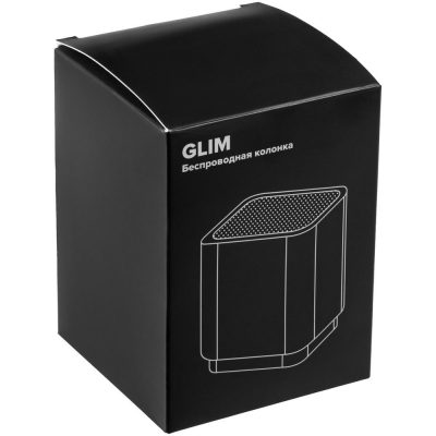 Беспроводная колонка с подсветкой логотипа Glim, красная, изображение 9