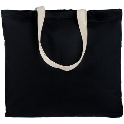 Холщовая сумка Shelty, черная, изображение 3