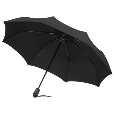Зонт складной E.200, черный, изображение 1