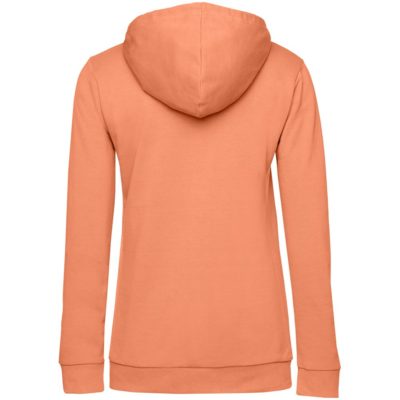 Толстовка с капюшоном женская Hoodie, светло-оранжевая, изображение 2