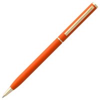 Ручка шариковая Hotel Gold, ver.2, матовая оранжевая, изображение 2