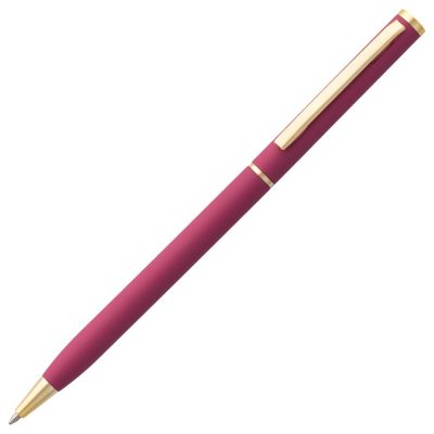 Ручка шариковая Hotel Gold, ver.2, матовая розовая, изображение 1