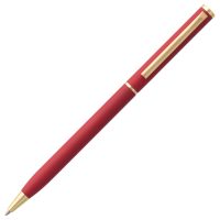 Ручка шариковая Hotel Gold, ver.2, матовая красная, изображение 2