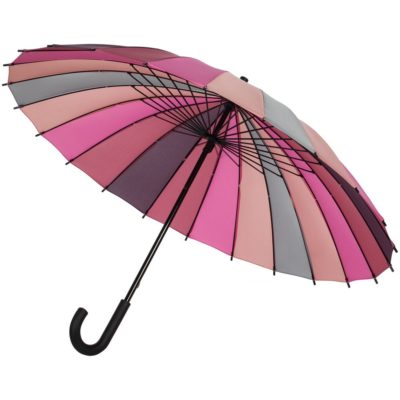 Зонт-трость «Спектр», розовый, изображение 2