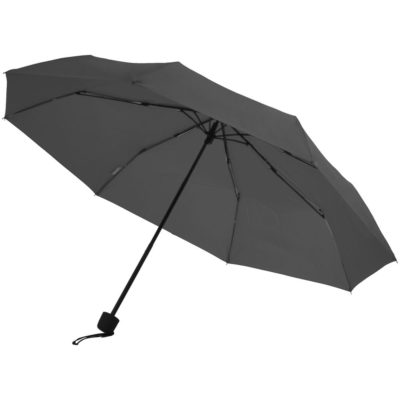 Зонт складной Mini Hit Dry-Set, серый, изображение 1