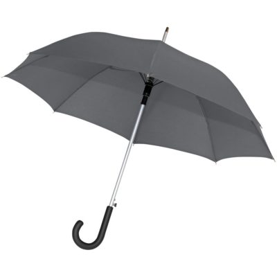 Зонт-трость Alu AC, серый, изображение 1