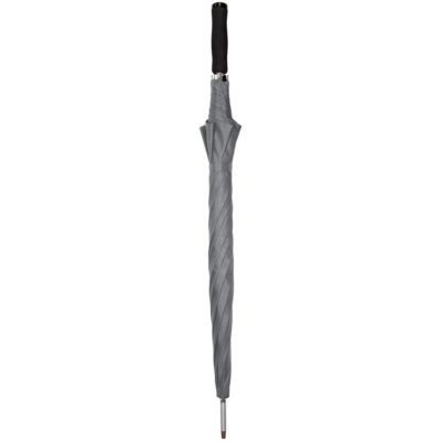 Зонт-трость Alu Golf AC, серый, изображение 3