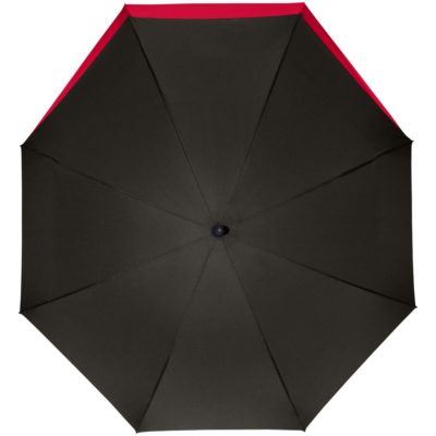 Зонт-трость Fiber Move AC, черный с красным, изображение 3