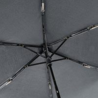 Зонт складной Mini Hit Flach, серый, изображение 2