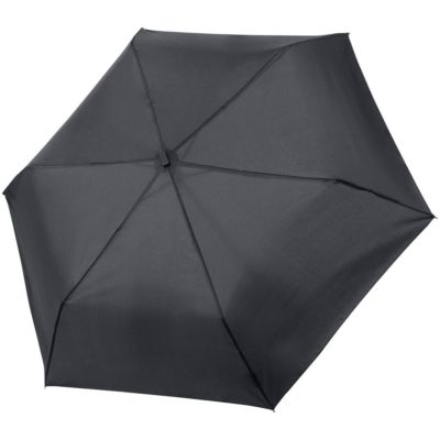 Зонт складной Mini Hit Flach, серый, изображение 3