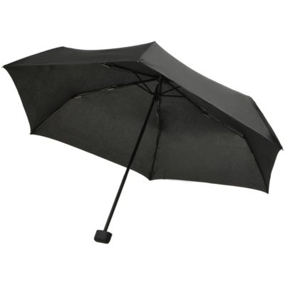 Зонт складной Mini Hit Flach, черный, изображение 1