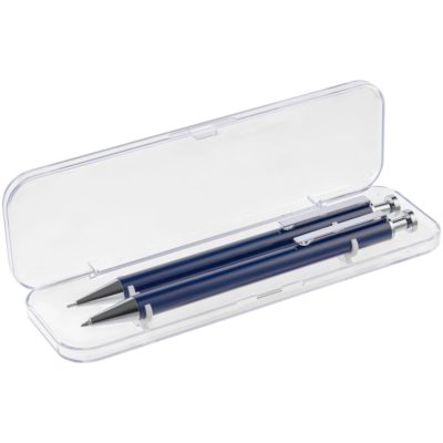 Набор Attribute: ручка и карандаш, синий, изображение 1
