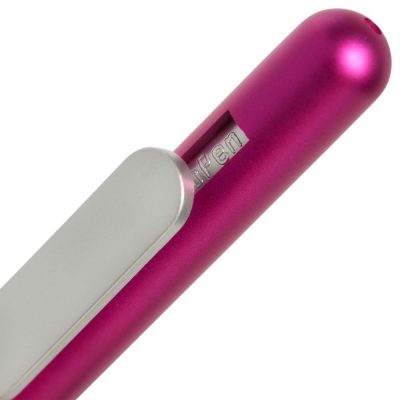 Ручка шариковая Swiper Silver, розовый металлик (фуксия), изображение 4