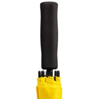 Квадратный зонт-трость Octagon, черный с желтым, изображение 4