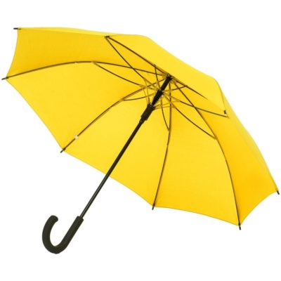 Зонт-трость с цветными спицами Bespoke, желтый, изображение 1