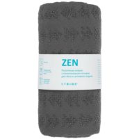 Полотенце-коврик для йоги Zen, серое, изображение 8