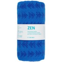 Полотенце-коврик для йоги Zen, синее, изображение 8