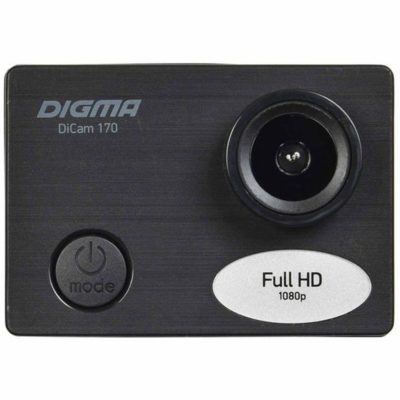 Экшн-камера Digma DiCam 170, черная, изображение 1