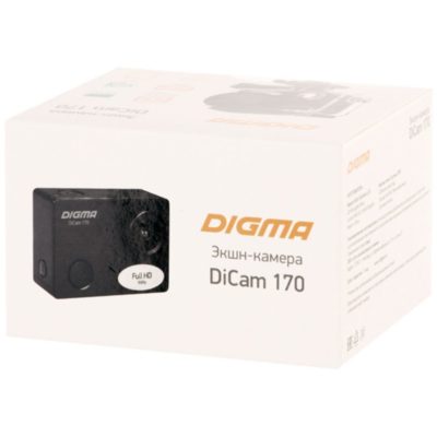 Экшн-камера Digma DiCam 170, черная, изображение 8