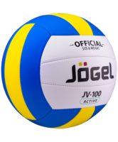 Волейбольный мяч Active, голубой с желтым, изображение 1