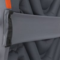 Чехол для туристического коврика Quilted V Sheet, серо-оранжевый, изображение 4