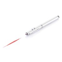 Ручка-стилус с фонариком и лазерной указкой 4 в 1, серебряный, изображение 5