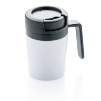 Термокружка с ручкой Coffee-to-go, белый — P432.943_5, изображение 1