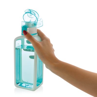 Квадратная вакуумная бутылка для воды, бирюзовый — P436.255_5, изображение 6