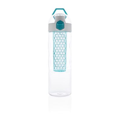Герметичная бутылка для воды с контейнером для фруктов Honeycomb, бирюзовый — P436.265_5, изображение 2