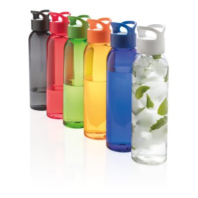 Герметичная бутылка для воды из AS-пластика, оранжевая — P436.878_5, изображение 6