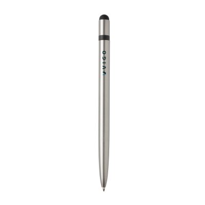 Металлическая ручка-стилус Slim, серый — P610.889_5, изображение 2
