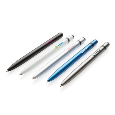 Металлическая ручка-стилус Slim, серый — P610.889_5, изображение 3