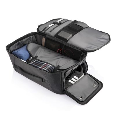 Рюкзак Bobby Duffle с защитой от карманников, черный, изображение 14