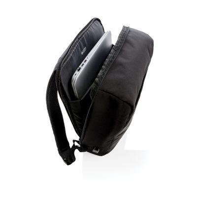 Антикражный рюкзак Swiss Peak 15″  с RFID защитой и разъемом USB, черный, изображение 5