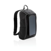 Походный рюкзак с солнечной батареей, черный, изображение 1