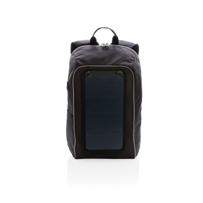 Походный рюкзак с солнечной батареей, черный, изображение 2