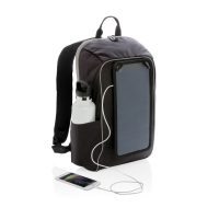 Походный рюкзак с солнечной батареей, черный, изображение 4
