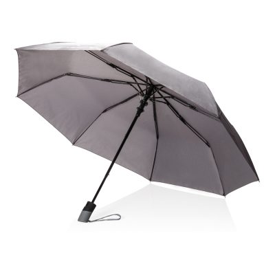 Складной зонт зонт-полуавтомат  Deluxe 21”, серый — P850.272_5, изображение 1