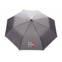 Складной зонт зонт-полуавтомат  Deluxe 21”, серый — P850.272_5, изображение 4