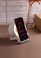 Bluetooth колонка-подставка «Smart Sound» с беспроводным (10W) зарядным устройством и подсветкой, изображение 3