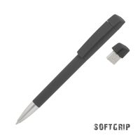 Ручка с флеш-картой USB 16GB «TURNUSsoftgrip M» — 60278-3/16Gb_7, изображение 1