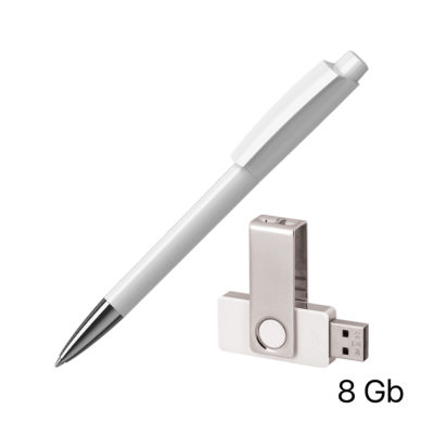 Набор ручка + флеш-карта 8Гб в футляре — 70250-1/8Gb_7, изображение 2