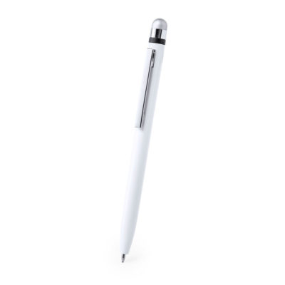 Шариковая ручка с антибактериальным покрытием со стилусом VERNE,  пластик, изображение 2