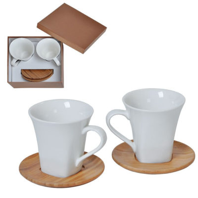 Набор  «Натали»: две чайные пары в подарочной упаковке, изображение 1