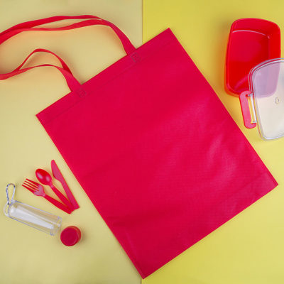 Набор подарочный FIRSTAID: сумка, ланчбокс, набор столовых приборов, красный — 35041/08_1, изображение 1